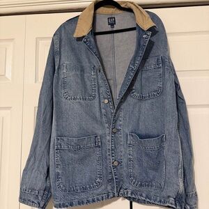 GAP Denim Jacket with Contrast Collar